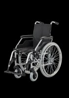 Rollstuhl FORMAT 3.940, mit Trommelbremse silverline>>>>SB 48 cm