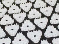 Shanti Akupressurmatte / Nagelmatte (120 x 50 cm, Schwarz)