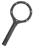 Universal-Lupe mit 6 LED 5-fach Vergrößerung 23,5 x 10,9 cm>>>>