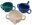 Krankentasse m. 2 Henkeln,Kunststoff,blau,