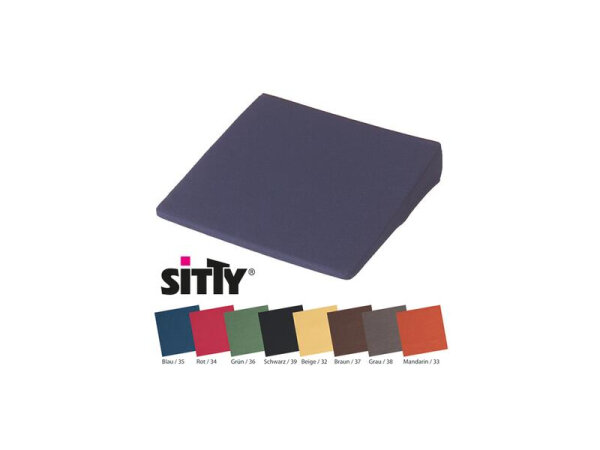 Keilkissen Sitty Basic - Design Dynamik, 38 x 38 x 7/1cm>>>>Farbe: purpur