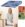 Sitty Basic Keilkissen 38x38x7,/1cm,schilf(Werkmeister),