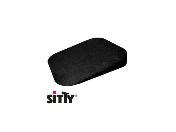 Sitty mobil Autokeilkissen,38x40x6,5/1cm,schwarz,