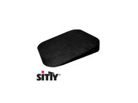 Sitty mobil Autokeilkissen,38x40x6,5/1cm,schwarz,