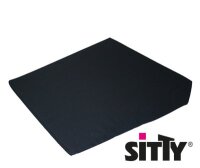 Keilkissen Eco 38 x 38 x 7/1cm schwarz>>>>