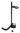 Stockhalter f.Invacare,Scooter li./re.montierbar,