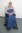 Rollstuhl-Wickeldecke Nylon innen Fleece marine>>>>Gr. XXL