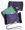 Handmuff m.Kordel Wollpelz/,Nylon grün,