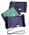 Handmuff m.Kordel Webpelz/,Nylon marine,
