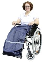 Rollstuhl-Regenschürze ROLKO-,rainPRO blau,