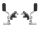 Feststellbremse f.CANEO bis,02/2017 links schwarz(Dietz),