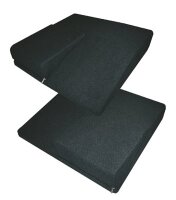 EcoKiss ArthroFit Vario m.,Wechselk.40x40x8/2cm,schwarz,
