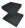 EcoKiss ArthroFit Vario m.,Wechselk.44x44x12/4cm,schwarz,