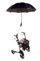 Rollatorschirm 99, passend 99% aller Rollatoren>>>>Farbe: schwarz
