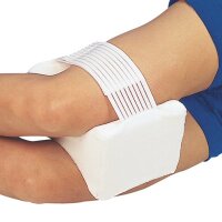 Kniekissen mit Frotteebezug, weiß>>>>25 x 17 x 14 cm