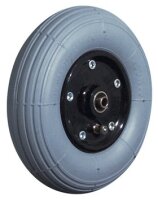Komplett-Rad, luftbereift, 2-teilig 180x45 mm schwarz/grau>>>>