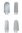 Decken für Standard-Rollstuhl 7 x 1.3/4" (180x45 mm) M2 grau>>>>