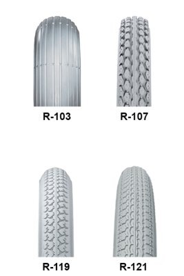 Decken für Standard-Rollstuhl 6 x 1.1/4" (150x30 mm) M2 grau>>>>