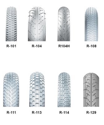 Decken für Elektro-Rollstuhl 3.00-8" (350x70 mm) Highway E8 grau>>>>