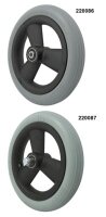 Rad mit PU-Reifen 3 Speichen Nabenlänge 46 mm,...