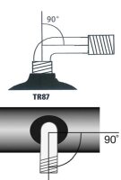 Schlauch 3.50-8 TR87 AV 90/90°,