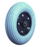 Rad mit 2-tlg. Kunstoff-Felge schwarz, PU 200x50...