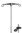 Infusionsstab Edelstahl m.,Halter(Rolko),