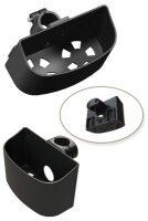 Stockhalter m.Ku.-Schale für2 Stöcke 22mm(Rolko)