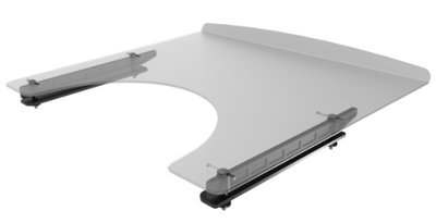 Therapietisch 650x570x5mm mit Vorderkante für SB38-48>>>>