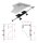 Halber Therapietisch 295x480x8mm,klappbar>>>>
