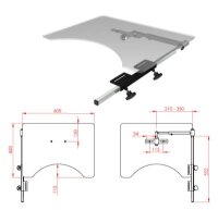 Therapietisch 600x450x8mm, klappbar>>>>