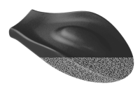 HEMI-System Handauflage,ergonomisch schwarz,