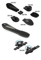 HEMI-System Handauflage,ergonomisch schwarz,