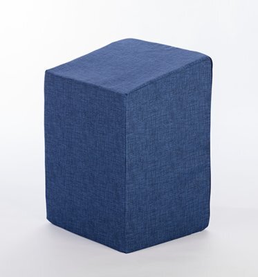 Therapie-Relax-Kubus mit Bezug MELBOURN blau>>>>Ausf.: mit Keil