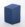 Therapie-Relax-Kubus mit Bezug MELBOURN blau>>>>Ausf.: mit Keil