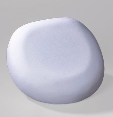 Sitzring m.Frotteebezug,45cm,Durchm.x8cm,weiß(KeproSAN),