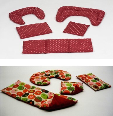 Kirschkernkissen APFEL rot>>>>20 x 30 cm