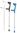 Unterarmgehstütze ECO 120 mit Druckknopf (Paar)>>>>Farbe: lichtgrau
