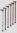 HANDY,anatomischer Gehstock,verstellbar,silber,links,