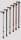 HANDY,anatomischer Gehstock,verstellbar,silber,links,