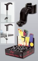 FLIP-Gehhilfenhalter schwarz,mit Stopper(Display 50Stk.),