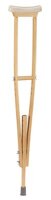 Holz-Achselstütze klein,verstellbar 110-135cm(Paar),
