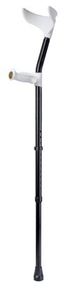 Unterarmgehstütze GOLIAT 3XL,anat.Griff links schwarz/grau,