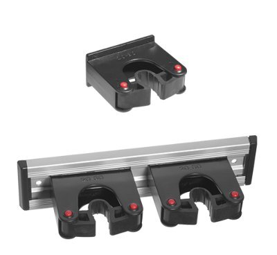 Toolflexhalter-Set,2 Halter 20,-30mm inkl.Montageschiene 20cm,