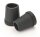 Schlank-Gummipuffer KARO schwarz>>>>16 mm