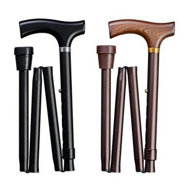 Fritz-Faltstock verstellbar im,Etui bronze(Gastrock),