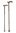 Derby-Faltstock verstellbar im,Etui bronze(Gastrock),