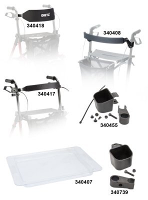 Stockhalter f.Rollator TAiMA,M,S,XC(Dietz) bis April 2017,