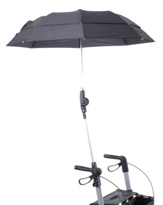 Schirm m.Halterung f.Rollator,ROUTER/ATHLON/SERVER,schwarz,