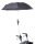Schirm m.Halterung f.Rollator,ROUTER/ATHLON/SERVER,schwarz,